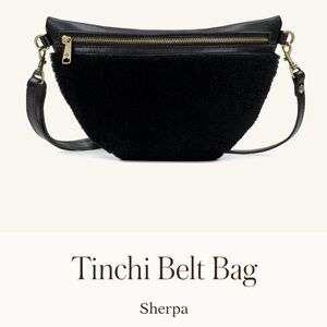 NEW LAST ONE Patricia Nash Sherpa and leather bum bag belt bag Fanny pack